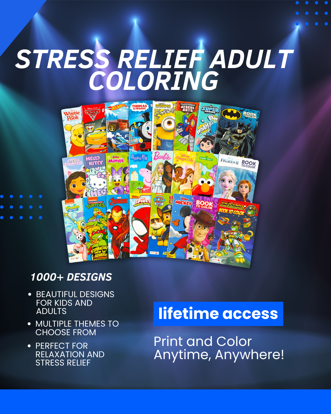 Stress Relief Adult Coloring