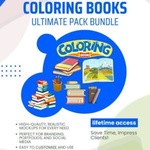 Coloring Books Ultimate Pack bundle