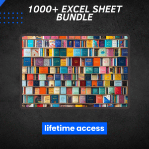 1000+ Excel Sheet Bundle