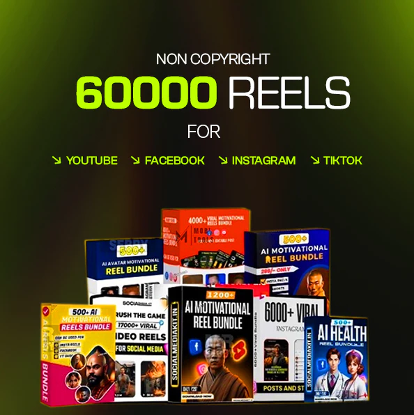 6000+ Viral English Reels (Instant Access)