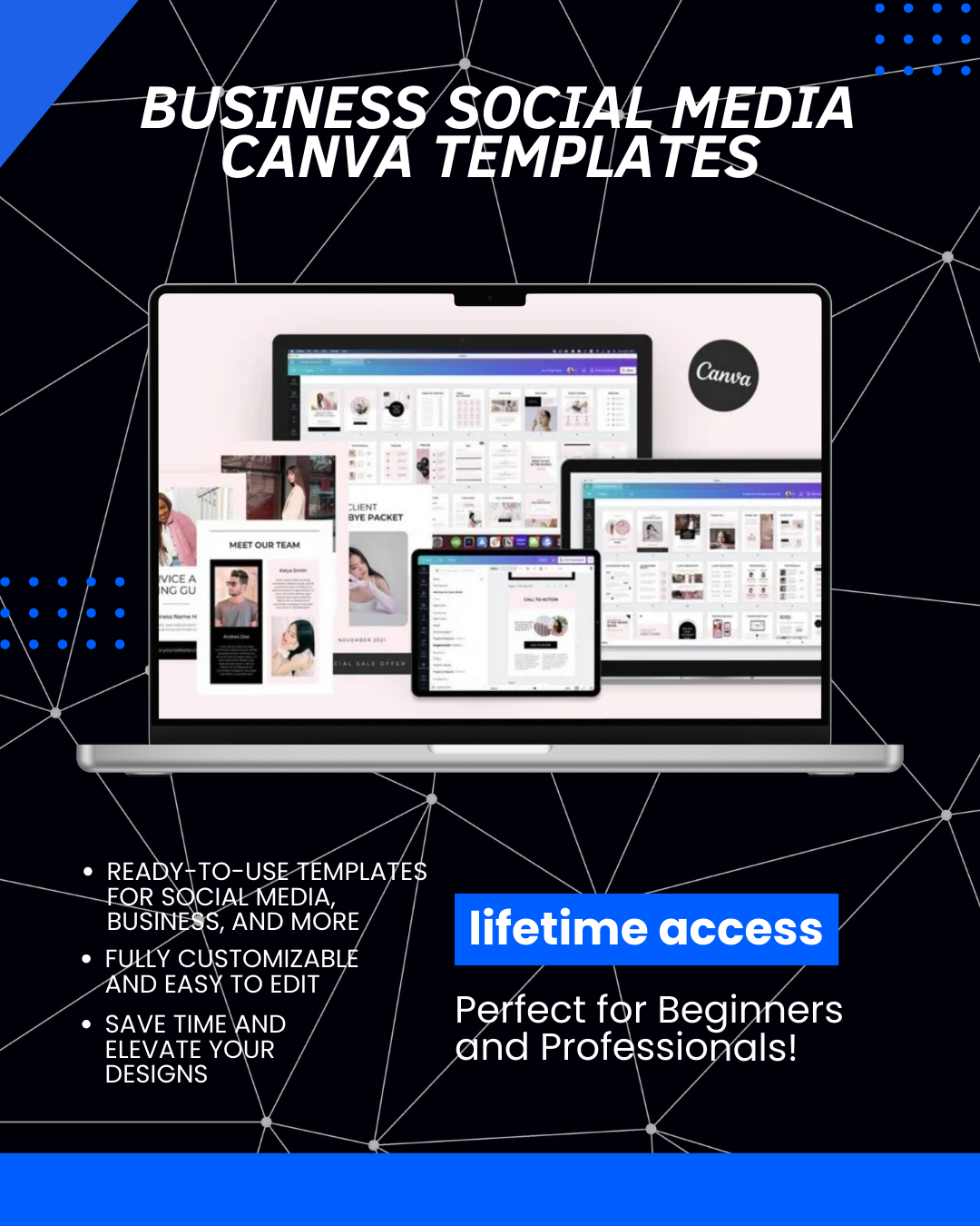 Business SocialMedia Canva Templates