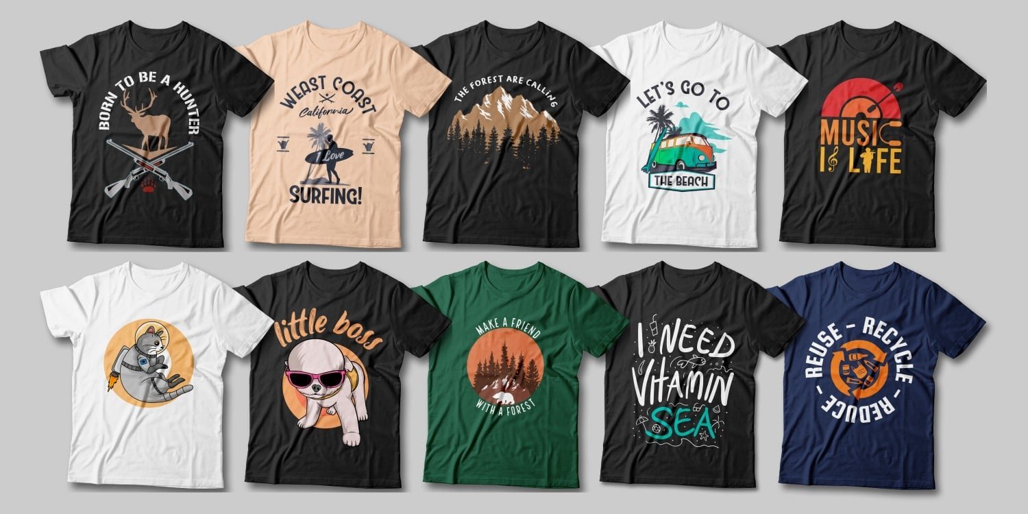 T-Shirts Design Pack 1